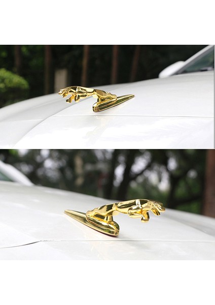 E Jaguar Xf Xj Xe Xk Xkr Xfl Xjs E Pace F Pace S Type x Type Ftype Ön Kaput Sticker Modifikasyonu - Krom Kaput Amblemi (Yurt Dışından)