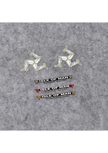 Bir Sarı 7X1CM Tt Isle Of Man Için Motosiklet Kaskı Şeffaf Sticker Gp Yarışı Vinil Çıkartmalar (Yurt Dışından)