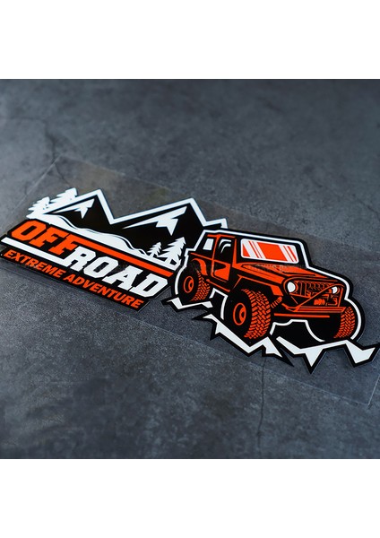 20X8.3CM Jeep Wrangler Unlimited Rubicon Jk Jl Cj Tj Xj Için Off Road Sticker Çıkartma Grafik Vinil (Yurt Dışından)