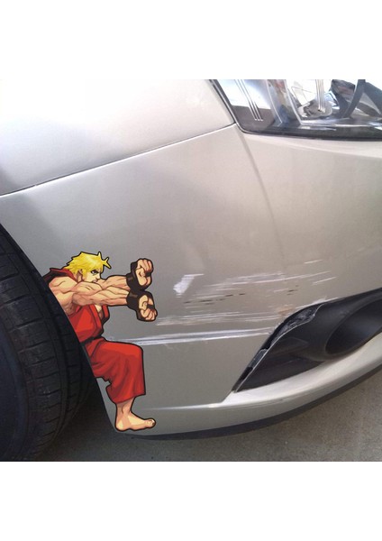Sol Hadouken Yaratıcı Kapak Çizik Sticker Araba Sticker 2 Tarz Komik Araba Süsleme Vinil Sticker Laptop Sticker (Yurt Dışından) modelleri