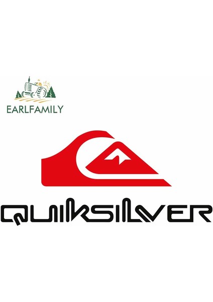 B Tarzı Quiksilver Logo Araba Kamyon Etiketi Bumper Pencere Vinil Malzeme Anime Su Geçirmez Kamyon Jdm Araba Sticker 13CM x 5.8cm - Earlfamıly (Yurt Dışından)