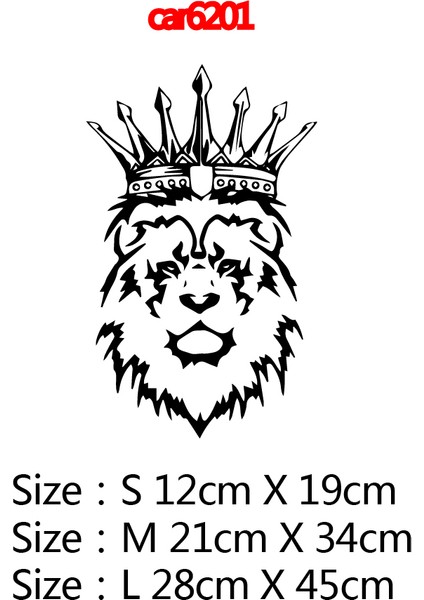 S 12CM x 19CM Yeni Tasarım Aslan Sticker'lar Arabalar Için Araba Stil Araba Cam Tampon Kamyon Etiket Vinil Su Geçirmez Araba Sticker Grafikleri (Yurt Dışından) fırsatları