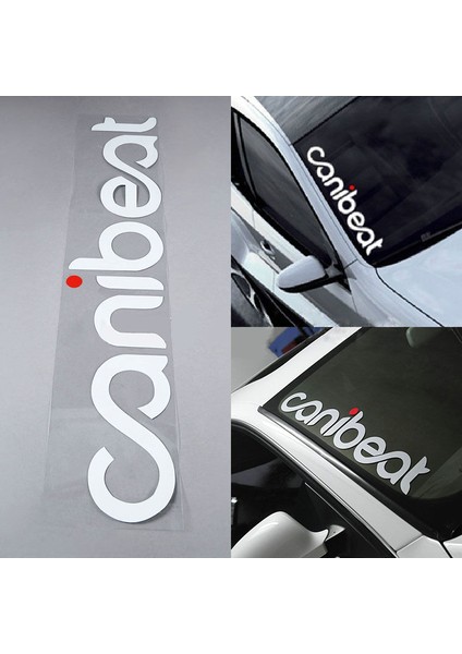 Canıbeat Hellaflush Grafik Ön Cam Sticker Vinil Araba Spor Sticker Aksesuarları Araba Kamyon Pencere Su Geçirmez Stickerler (Yurt Dışından)