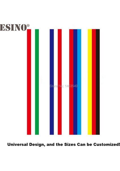 100X15CM Araba Şekillendirme Aksesuarları Kaput Kapı Yan Etek Şerit Vinil Pvc Dekal Tam Gövde Sticker M Renk Almanya Fransa Italya (Yurt Dışından) fiyatları
