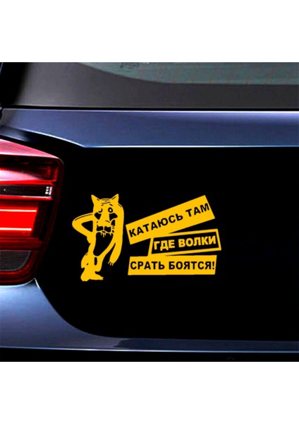 20X11,7 cm Die-Cut Vinil Sticker Rus Kurt Köpeği Hikayesi Araba Sticker Su Geçirmez Araba Dekorasyonları On Araba Gövdesi Tampon Arka Cam # - (Yurt Dışından)