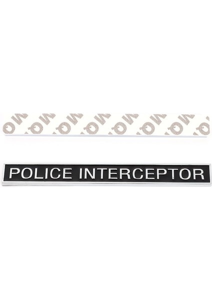 Beyaz Ford Explorer Crown Victoria Polis Interseptörü Kullanışlı Sedan Şarj Chevrolet Ca V8 Için 3D Araç Bagaj Amblemi Rozet Sticker (Yurt Dışından)