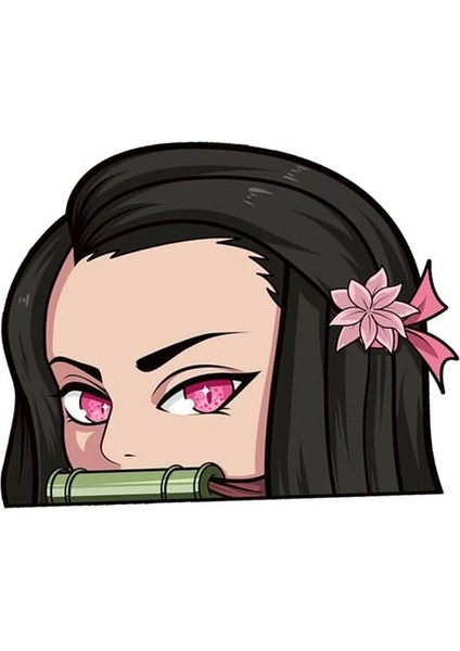 D Komik Demon Slayer Savaş Bana Anime Siperli Araba Sticker Tampon Motosiklet Kask Çıkartması Vinil Su Geçirmez Pvc 16CM*16CM (Yurt Dışından) fırsatları