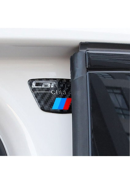 Karbon Elyaf-Kırmızı B Bmw E46 E90 E60 E39 F30 F10 E36 F20 G20 G30 Araba Aksesuarı Karbon Fiber Araba Çekirdek Amblemi B Sütun Çıkartması Anti-Çizik Sticker (Yurt Dışından)