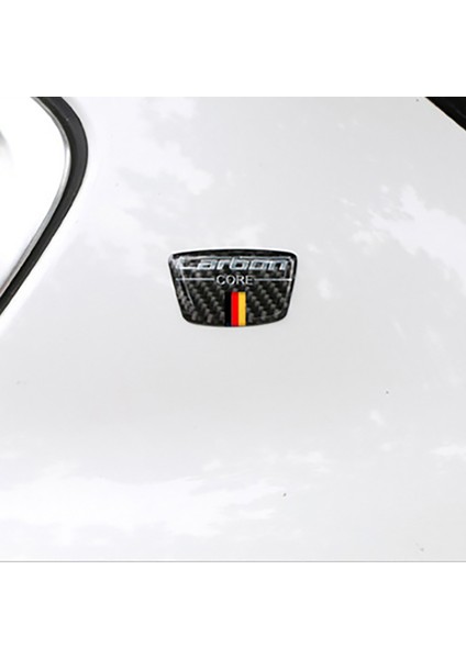 Karbon Elyaf-Kırmızı B Bmw E46 E90 E60 E39 F30 F10 E36 F20 G20 G30 Araba Aksesuarı Karbon Fiber Araba Çekirdek Amblemi B Sütun Çıkartması Anti-Çizik Sticker (Yurt Dışından)