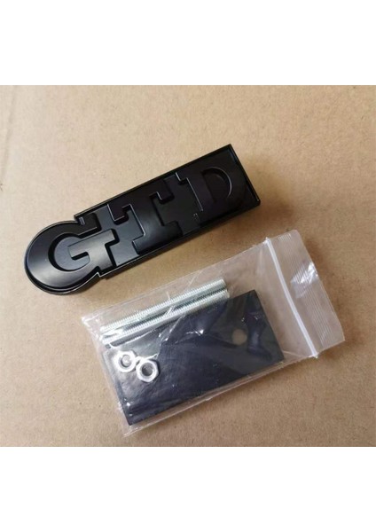 Tüm Siyah Izgara Vw Volkswagen Golf R Mk4 Mk5 Mk6 Mk7 Için Araba 3D Metal Gtd Etiketler Ön Izgara Amblemi Arka Rozeti Sticker (Yurt Dışından)