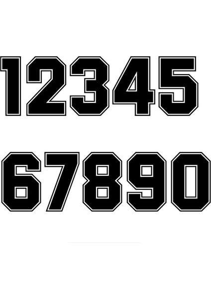 8 Numara Stili Yükseklik 15 cm A1111 # Sayılar Yarış Numaraları Vinil Sticker Motosiklet Kask Aksesuarı Araba Sticker (Yurt Dışından)