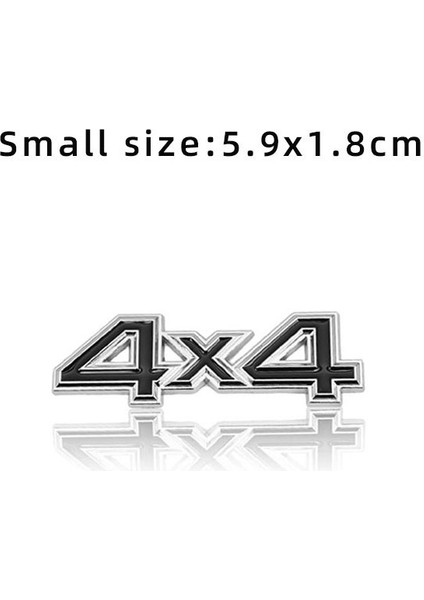 S 4x4 Etiket Araba Sticker 4x4 4WD Logo Trim Ön Kaput Izgara Amblemi Arka Bagaj Araba Çıkartmaları Audi Mitsubishi Nissan Toyota Mercede Bmw Için (Yurt Dışından)