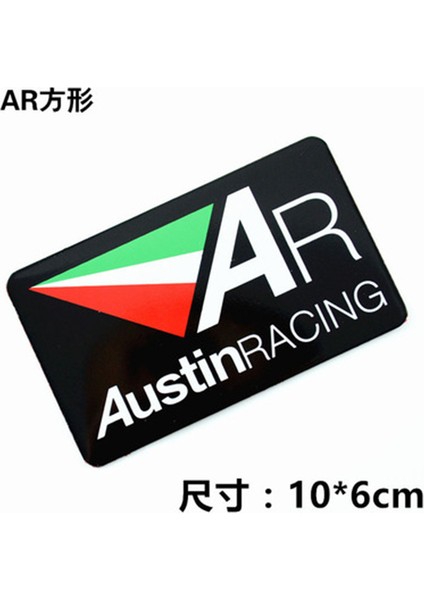 F 3D Alüminyum Motor Sticker Komik Araba Sticker ve Etiketler Vinil Sticker Motosiklet Dekoratif Aksesuar Egzoz Borusu Etiketi (Yurt Dışından)