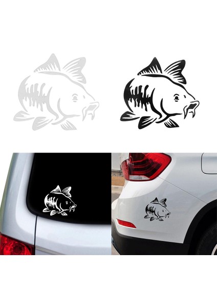 Mavi Evrensel Carp Balıkçılık Araba Vinil Çıkartma Sanat Sticker Kayak Balıkçılık Araba Kamyon Tekne Tribal Araba Çıkartması Aksesuarları (Yurt Dışından) fırsatları
