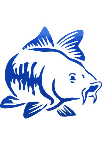 Mavi Evrensel Carp Balıkçılık Araba Vinil Çıkartma Sanat Sticker Kayak Balıkçılık Araba Kamyon Tekne Tribal Araba Çıkartması Aksesuarları (Yurt Dışından) indirimleri