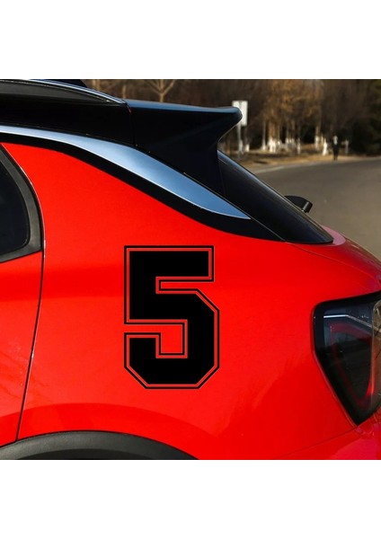 8 Numara Stili Yükseklik 40 cm A1111 # Sayılar Yarış Numaraları Vinil Sticker Motosiklet Kask Aksesuarı Araba Sticker (Yurt Dışından)