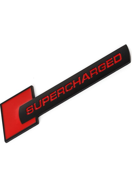 Süper Şarjlı 3D Araba Sticker Amblem Spor Oto Rozeti Land Rover Range Rover Supercharged Audi A3 A4 A5 A6 Q3 Q5 Q7 R Için (Yurt Dışından)