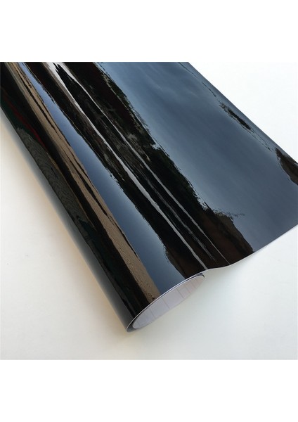 152X40 cm Ultra Parlak Siyah Vinil Kaplama Araba Filmi Araba Kaplama Filmi Folyo Kabarcık Ücretsiz Araba Sticker Bisiklet Telefon Konsol Cilt (Yurt Dışından)