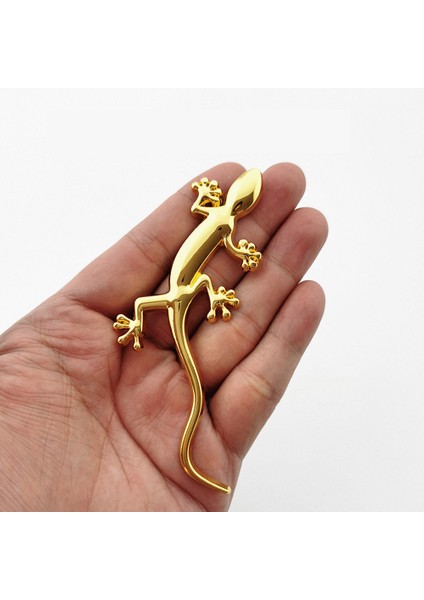 Altın Sağ Audi A1 A3 A4 B7 B8 A5 A Q2 Q3 Q5 Slıne Quattro Sportback Araba Stil 3D Metal Gecko Rozeti Logo Sticker (Yurt Dışından)