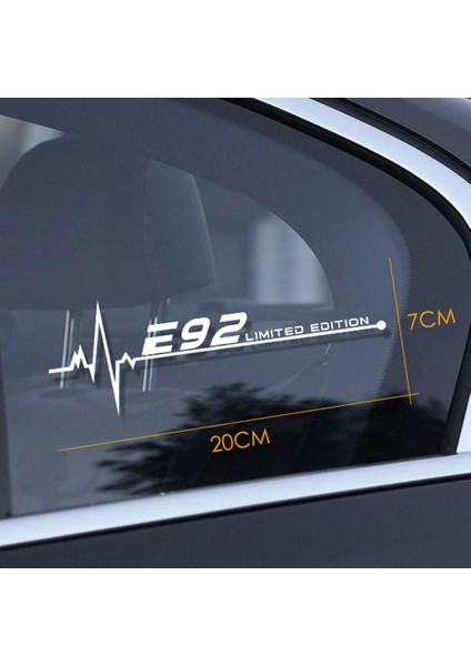 E92 Bmw E28 E30 E34 E36 E39 E46 E53 E60 E61 E62 E70 E87 E90 E91 E92 E93 Araba Yan Cam Sticker Araba Sticker (Yurt Dışından)