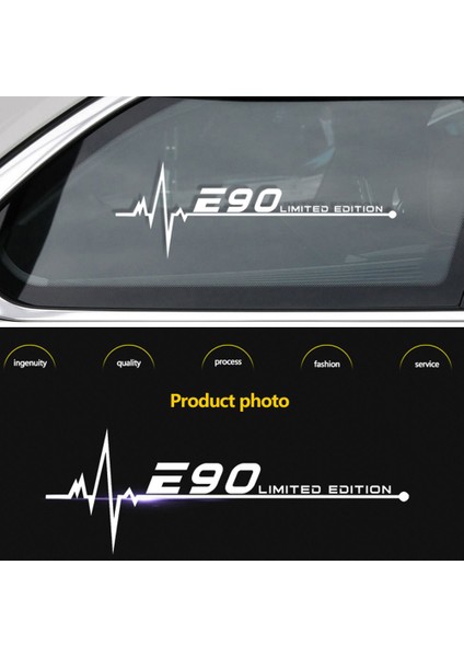 E92 Bmw E28 E30 E34 E36 E39 E46 E53 E60 E61 E62 E70 E87 E90 E91 E92 E93 Araba Yan Cam Sticker Araba Sticker (Yurt Dışından)