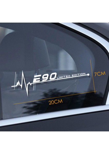 E90 Bmw E28 E30 E34 E36 E39 E46 E53 E60 E61 E62 E70 E87 E90 E91 E92 E93 Araba Yan Cam Sticker Araba Sticker (Yurt Dışından)