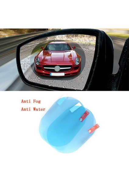 Yağmur Geçirmez Arka Görüş Aynası Koruyucu Film Sticker Anti Sis Su Geçirmez Membran Film Arka Görüş Aynası Sticker Aksesuarı (Yurt Dışından)