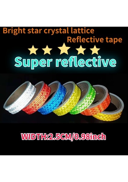15CMX1M Yansıtıcı Bant Pvc Yapışkanlı Yansıtıcı Sticker Güvenlik Uyarı Yansıtıcı Levha Arabalar, Motorlar, Bisikletler Uyarı Dekorasyon (Yurt Dışından) indirimleri