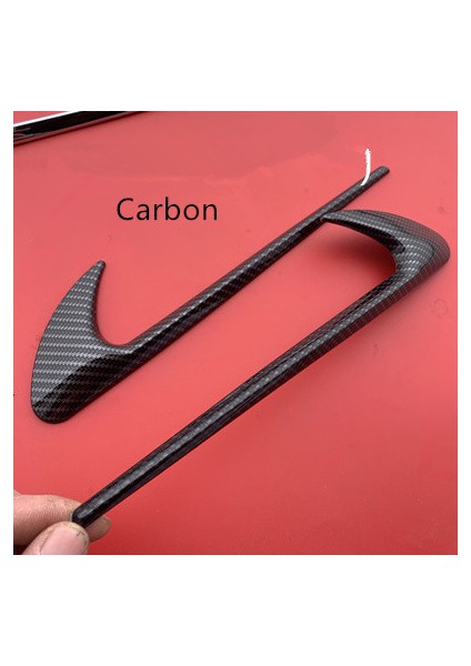 Karbon Çamurluk Mercedes Benz Amg V E300 E400 W213 Araba Yan Sticker Için 2 Adet Hava Fender Trim Amblemi Bıçak Logo V8 Bıturbo 4matıc+ (Yurt Dışından)