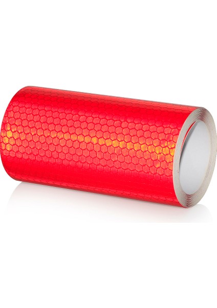 Kırmızı Otomobil ve Motosiklet Yansıtıcı Bant Etiketi 10CMX3M Güvenlik Işareti Reflektif Bant Araç Sticker Kendinden Yapışkanlı Uyarı Bantı Alışverişinde. (Yurt Dışından)