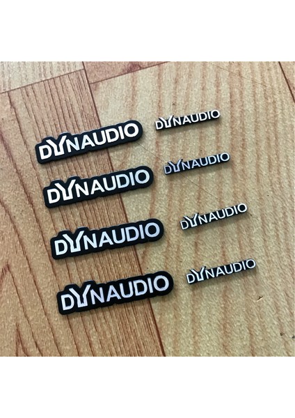 Büyük Beden cc Yeni Beetle Için 4x Dynaudıo Hoparlör Alüminyum 3D Sticker Trumpet Horn Ses Harf Sticker Araba Stilendirme (Yurt Dışından)