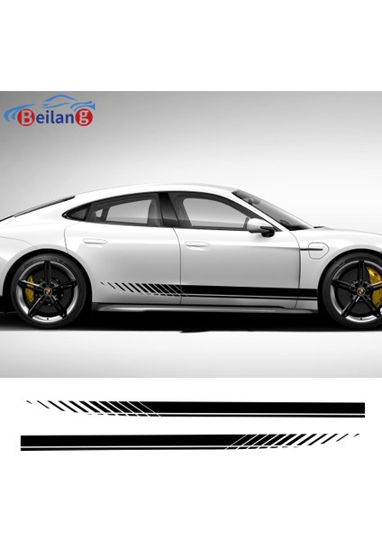 Siyah Audi, Volkswagen, Vw, Ford, Toyota, Honda, Mercedes, Benz, Renault, Kendin Yap Yan Şerit Stickeri Oto Tuning (Yurt Dışından) fiyatları