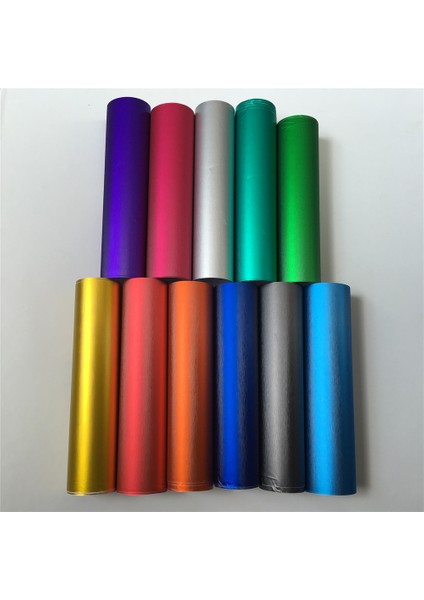 152X30 cm Çok Renkli Fırçalanmış Alüminyum Vinil Kaplama Filmi Mat Fırçalanmış Krom Metalik Araba Kaplama Folyosu Sticker Araba Motor Bilgisayar Için (Yurt Dışından)
