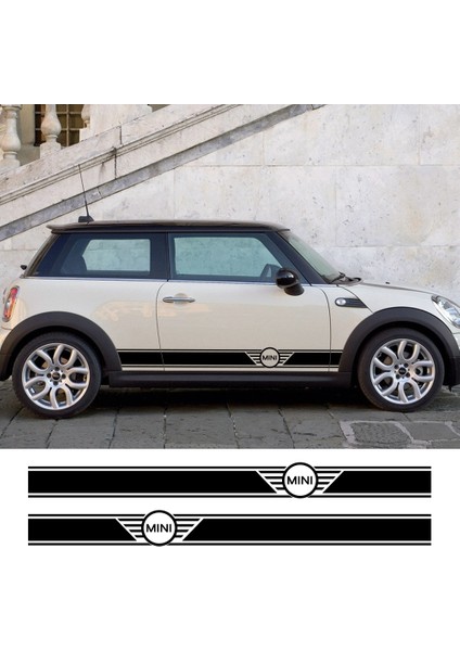 Beyaz2 Cooper R56 R57 R58 R50 R52 R53 R59 R61 Countryman R60 F60 F55 F56 Için Uzun Yan Sticker Halkası (Yurt Dışından) fiyatları