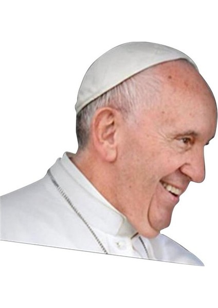 Papa Francis Sağ 3D Araba Cam Sticker Komik Ünlü Araba Arka Cam Sticker Universal Kraliçe Elizabeth Papa Francis Ruth Bader Ginsburg Çıkartmaları (Yurt Dışından)