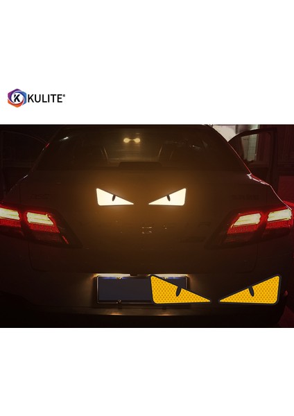 C Kırmızı Güvenlik Yansıtıcı Stickerler Çarpışma Önleme Gece Görüş Uyarı Parlak Stickerlar - Arabalar, Motosikletler, Bebek Arabaları Için Uygun (Yurt Dışından) fiyatları