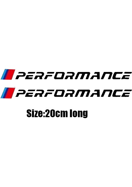 Altın 2 Adet Mpower Mperformance Araba Cam Sticker Bmw E36 E39 E46 E60 E61 E64 E70 E71 E85 E87 E90 E83 F10 F20 F21 F30 E Için (Yurt Dışından)