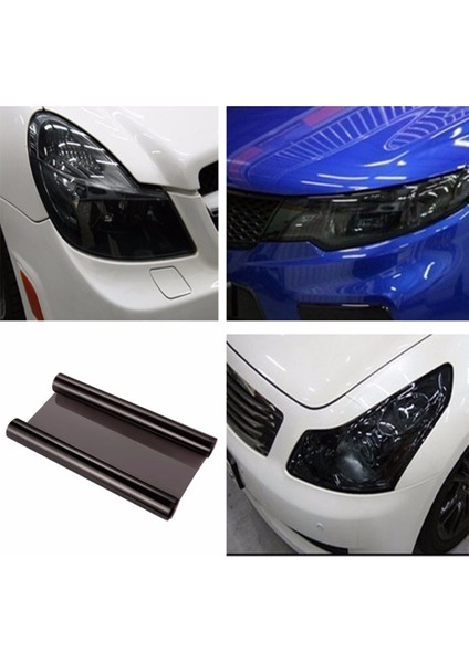 Kırmızı 30CM x 100CM Otomatik Araba Folyo Kafa Lambası Arka Lamba Sis Lambası Vinil Duman Film Levha Sticker Kapak Otomobiller Dekal Araba Stil (Yurt Dışından) indirimleri