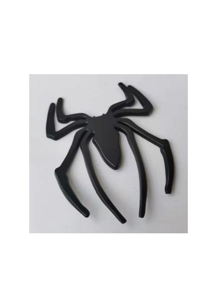 Siyah Araba Sticker Metal 3D Örümcek Araba Logosu Altın Gümüş Araba Stil Aksesuarları Metal Sticker Krom Örümcek Rozeti Amblem (Yurt Dışından)