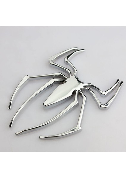 Siyah Araba Sticker Metal 3D Örümcek Araba Logosu Altın Gümüş Araba Stil Aksesuarları Metal Sticker Krom Örümcek Rozeti Amblem (Yurt Dışından) fiyatları