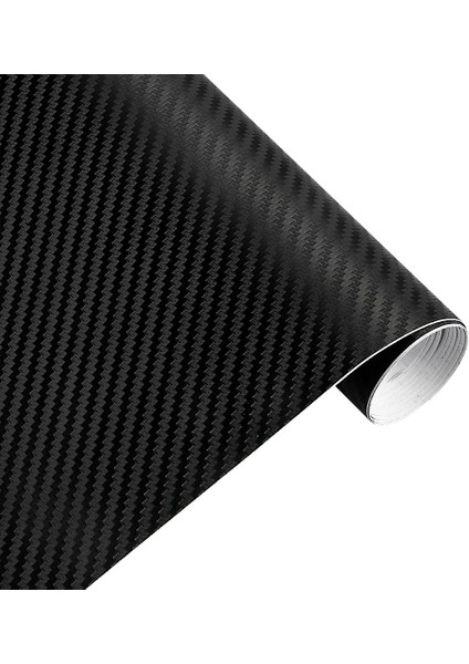 3D Siyah 200CM*30CM 3D Karbon Fiber Vinil Film 3m Araba Sticker Su Geçirmez Dıy Motosiklet Otomobil Araba Stil Kaplama Rulo Aksesuarları (Yurt Dışından)
