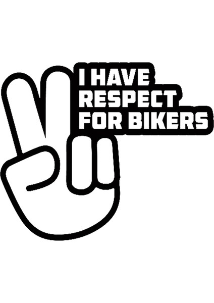 15X12.5CM Bisikletçilere Saygı Sticker Komik Vinil Araba Aksesuarı Süsleme Için Araba Kapı Kolu Etiketleri Gövde Araba Aksesuarları (Yurt Dışından)