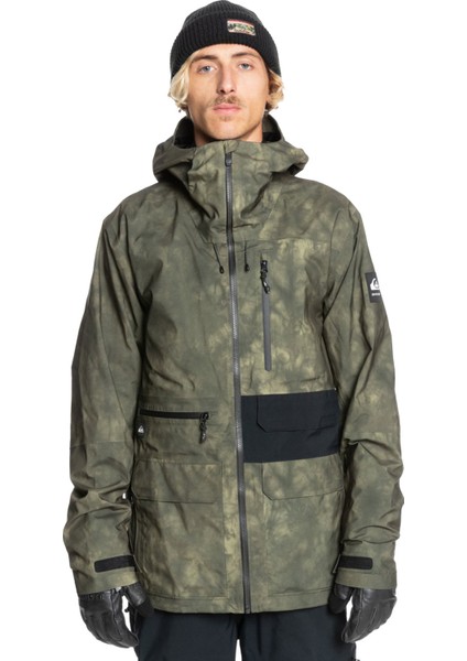 Black Alder Stretch Gore-Tex Erkek Snowboard Su Geçirmez Kar Montu EQYTJ03320