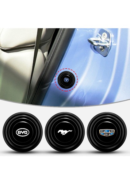 Mini Stil Için Siyah Seat Leon 5f 6l 1p Ibiza 6j Mk1 Mk2 Mk3 Alhambra Araba Aksesuarları Için Kapı Şok Güvenlik Koruma Sticker Emici (Yurt Dışından) modelleri