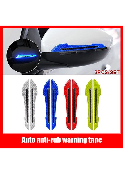 Mavi Araç Yansıtıcı Sticker Araç Stili Arka Görüş Aynası Yansıtıcı Sticker Güvenlik Uyarı Yansıtıcı Sticker Araç Şerit Sticker Dış Cephe (Yurt Dışından) modelleri