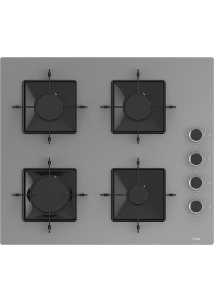 Flowart Ss Serisi Gri Set (SS208 + QMS63CPR +D065 )