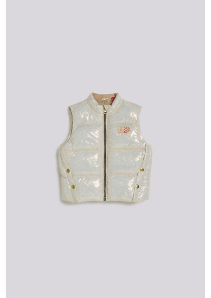 Bg Store Kız Bebek Gold Yelek