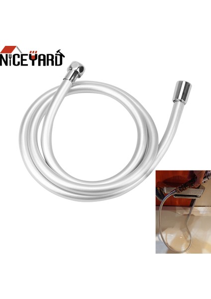 2 M Tarzı Nıceyard Esnek Pvc El Duşu Hortumu Yüksek Basınçlı Anti Sarılma Duş Hortumu Gı Evrensel Arayüz (Yurt Dışından) fırsatları