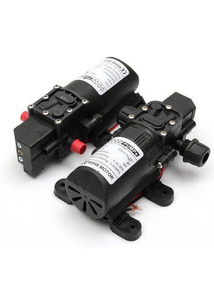 Vida Dişi 12V 72W Mikro Elektrikli Diyafram Su Pompası Otomatik Anahtar 6l/dk Yüksek Basınçlı Araç Yıkama Püskürtme Su Pompası (Yurt Dışından)