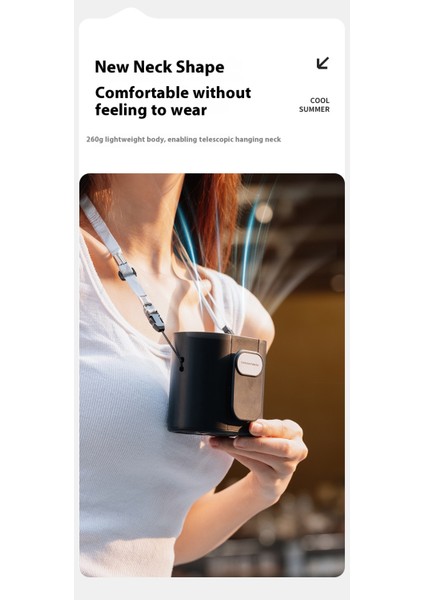 Yeni Ürün Bel Fanı, Kuvvetli , Uzun Pil Ömrü, Açık Taşınabilir Gece Lambası, Güç Bankası, Dijital Ekran Bel Fanı Y08 (Yurt Dışından) modelleri